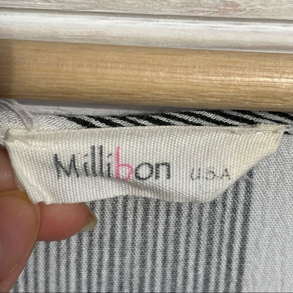 Millobon USA Striped Top, Size S - Picture 4 of 5